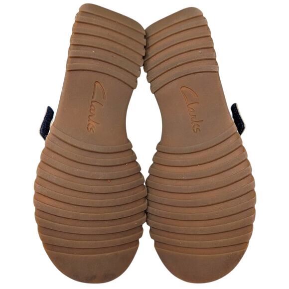 Clarks Women’s Halley SMU Navy Slide Sandals Size 8 M  New in Box - Picture 4 of 5